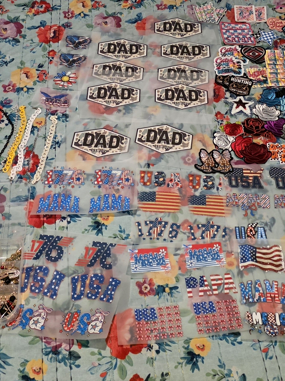 Hat Patches/ Chain/ Hat Bundle